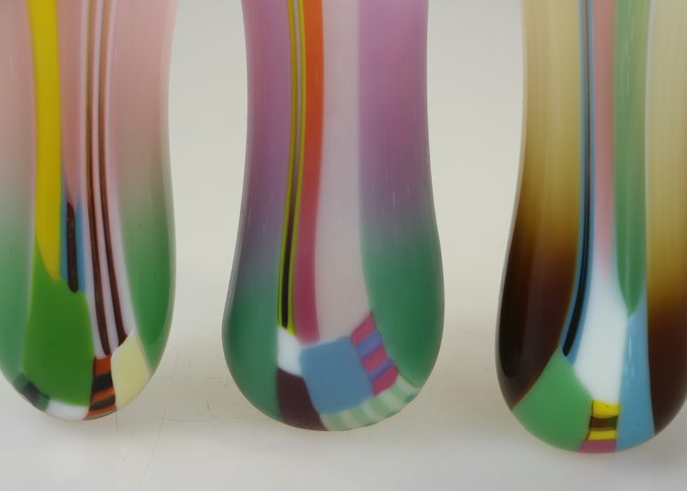 Closeup of Trio Rosebay Willowherb